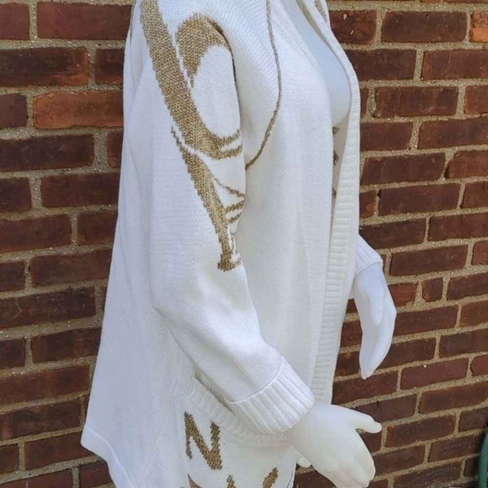 White Outlander Gold Winter sweater 14‎ - Picture 4 of 12